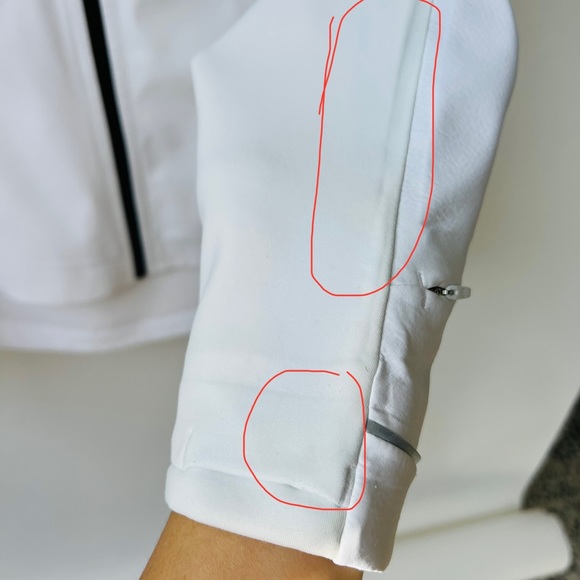 Sold- Lululemon Cross Chill jacket in white (1st release) - Picture 16 of 16